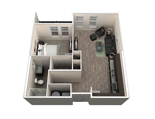 Floor plan Flat 102