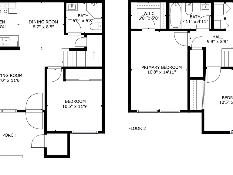 3BR/2BA Layout 3BR/2BA Layout