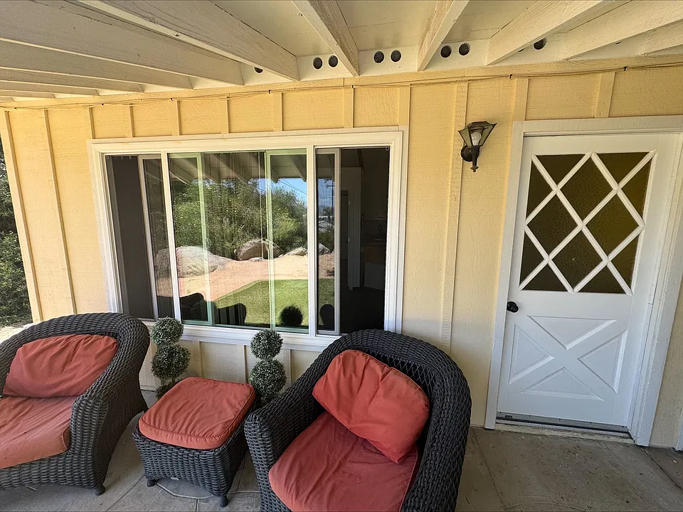 Front Patio. Leased with Furniture