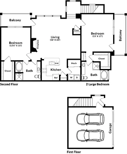 Floor plan The Meadowbrook (B2)