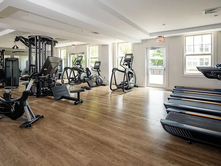 Fitness center with cardio equipment