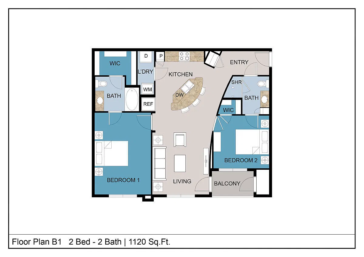Floor plan B1