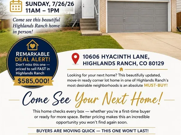 10606 Hyacinth Court, Highlands Ranch, CO 80129