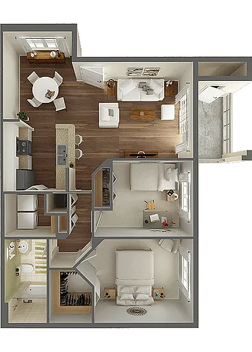 Floor plan Donaldson