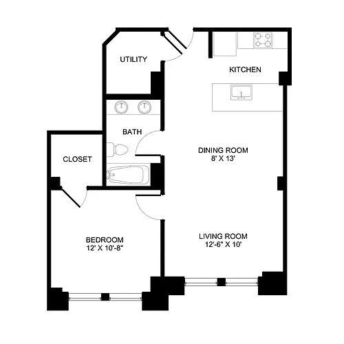 Floor plan The Greenwich East