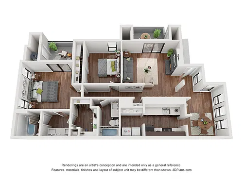 Floor plan B3