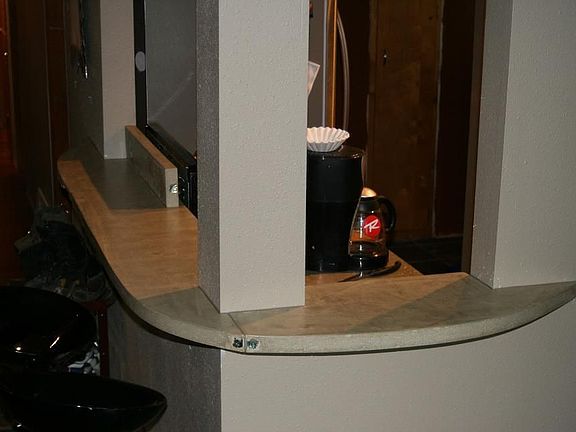 from dining room to kitchen