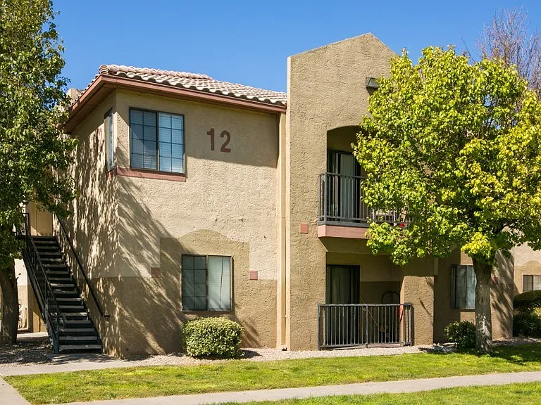 Nice exterior buildings with private patio or balcony