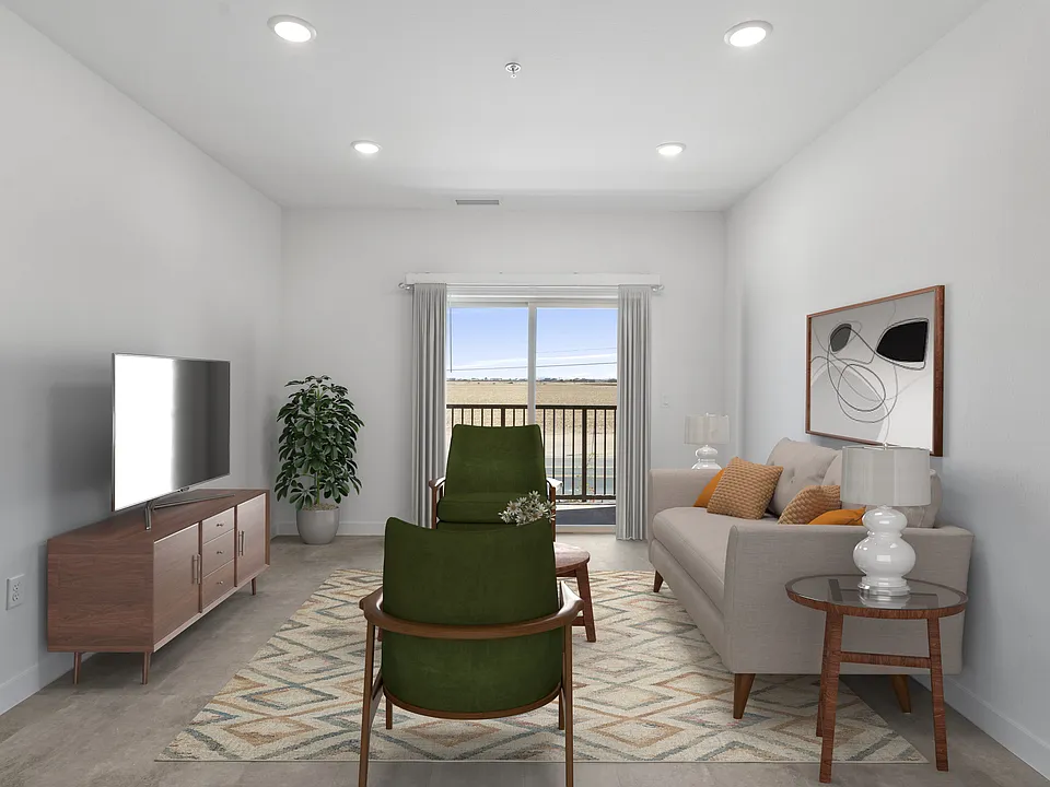 Virtually Staged Living Room