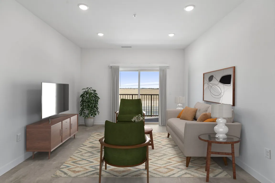 Virtually Staged Living Room