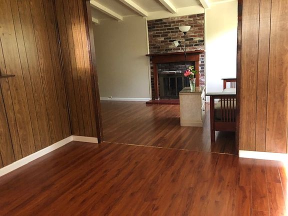 Dining room looking into living room.