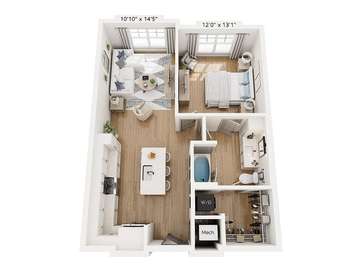 Floor plan A1-Alt 1