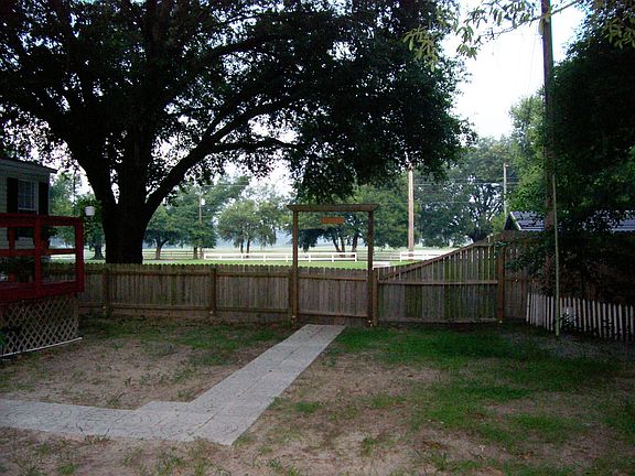Large front yard