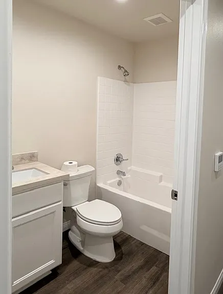 BATHROOM 2 Note: Mirror, shower curtain rod, TP holder, towel bars and cabinet knobs installation in work.