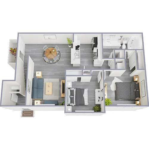 Floor plan 2X1 CHEYENNE