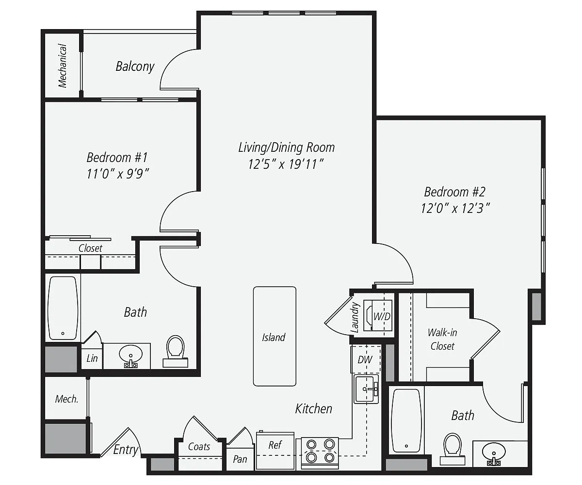 Floor plan B1a-X-1085