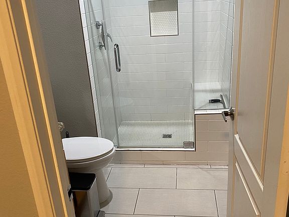 This is the private bathroom attached to the bedroom.