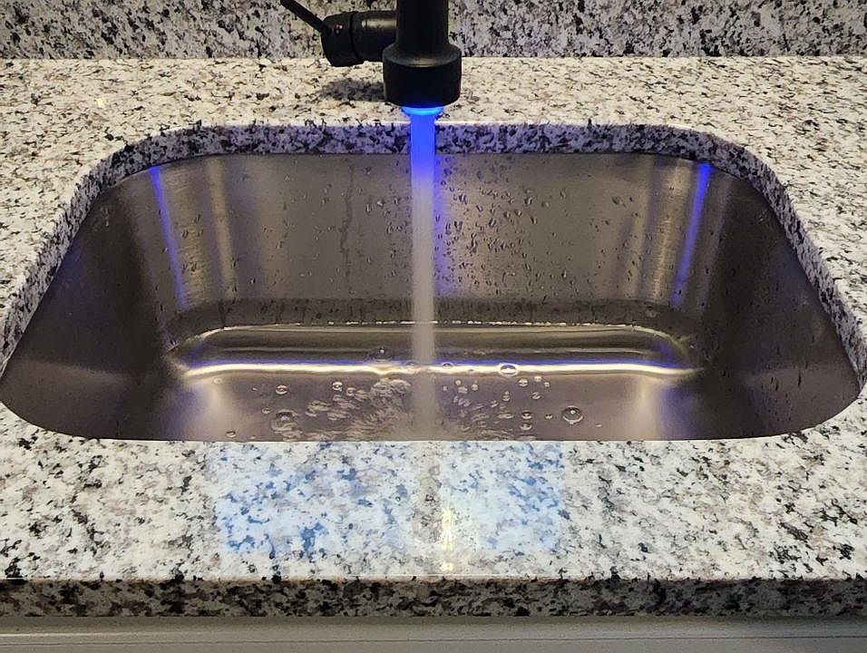 LED faucet