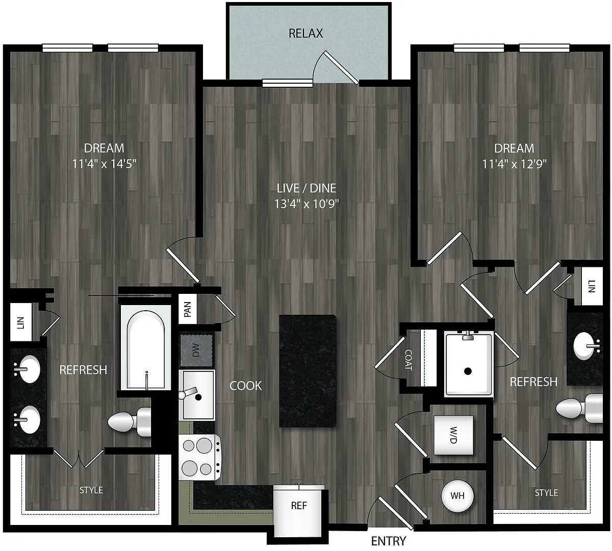 Floor plan B1