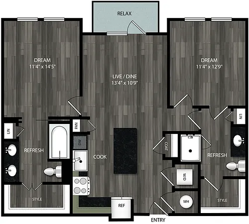Floor plan B1