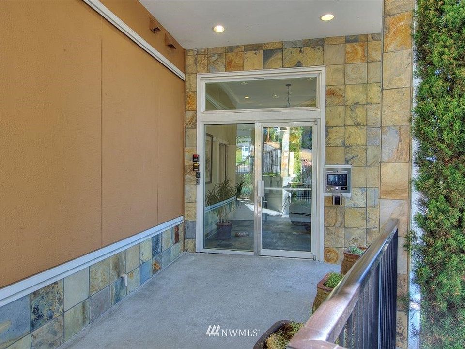Secure front entrance at the corner of 41st and Edmunds