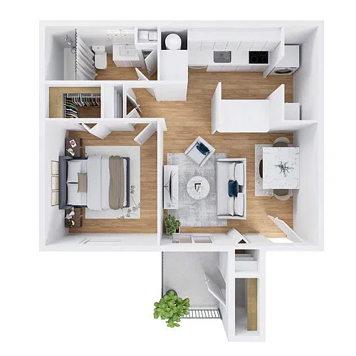 Floor plan The Modern