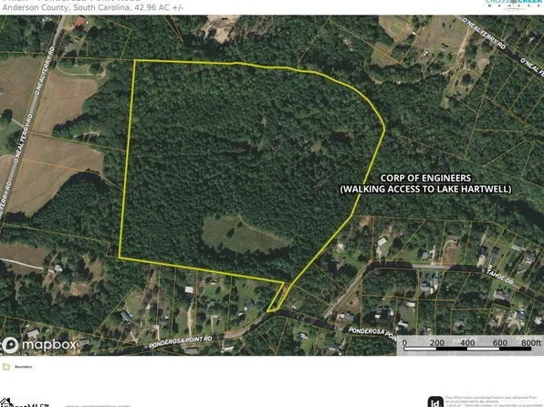 0 Ponderosa Point Rd, Townville, SC 29689