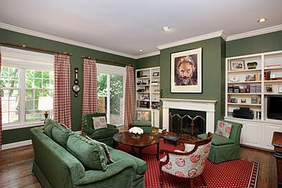 Family room off kitchen