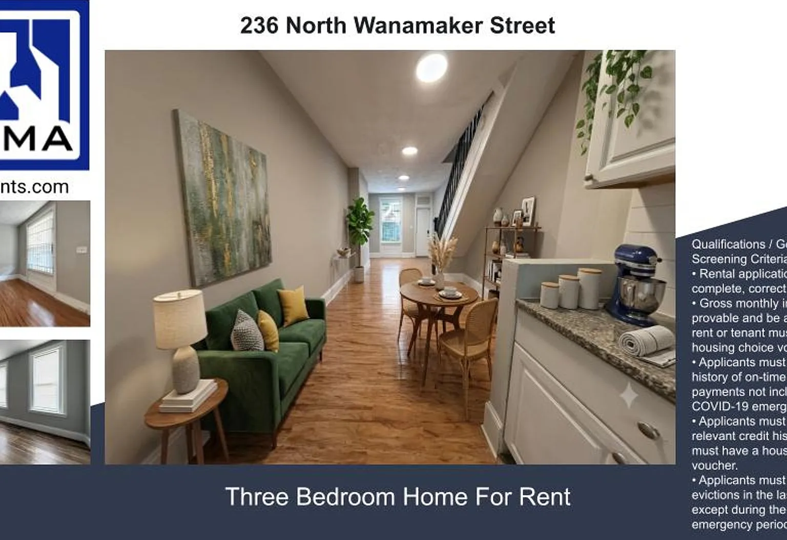 Move-In Ready 3 BR / 1 BA Rowhouse in West Philadelphia — Photo 1