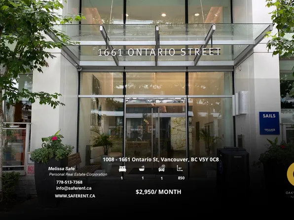 1661 Ontario St #1008, Vancouver, BC V5Y 0C3
