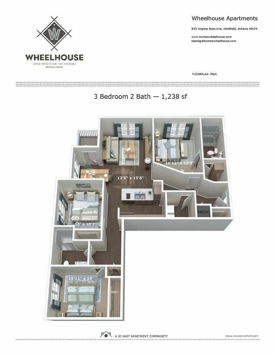 Floor plan Pitch 3.2