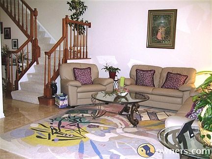 Open Livingroom with Cathedral Ceilings