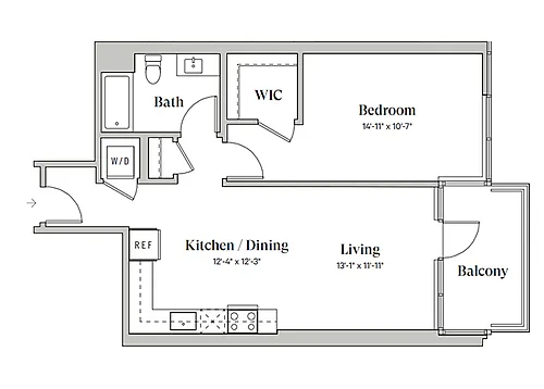 Floor plan B1A
