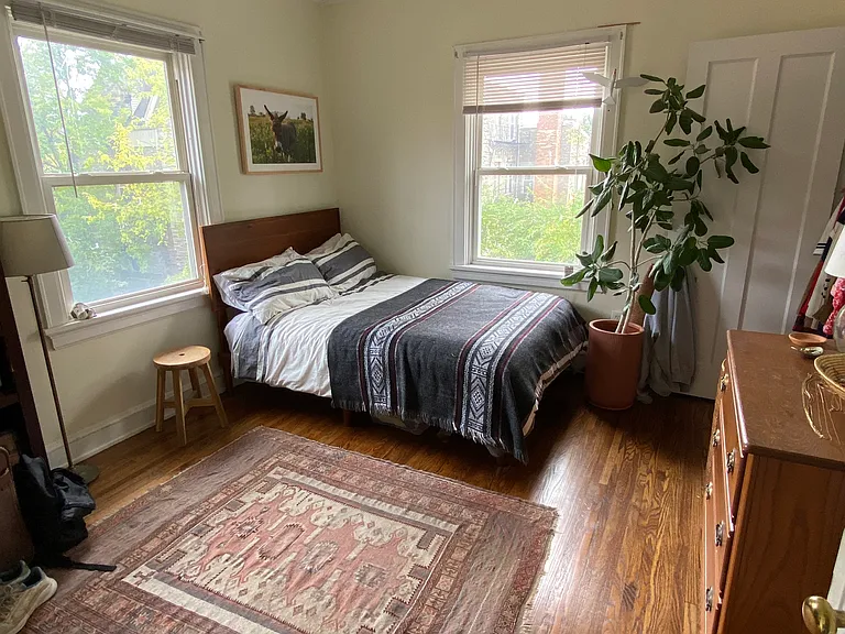 Spacious bedroom at the back of the unit