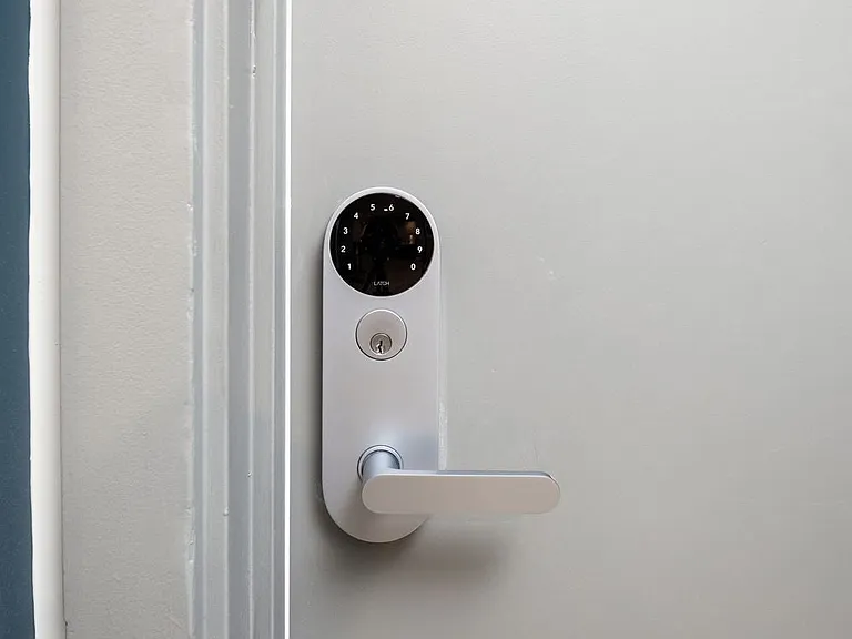 Apartments with keyless entry via Latch lock
