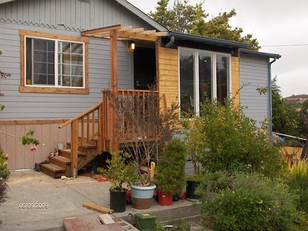 New front porch and walkway