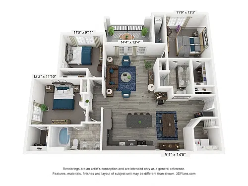 Floor plan Hadley