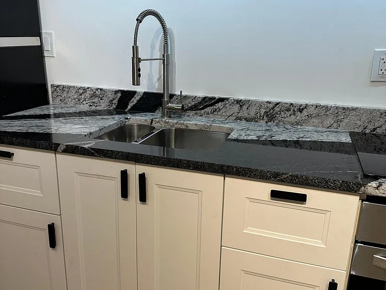 New cabinets and granite counters