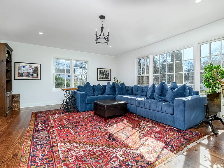 View from one of the entrances to the living room