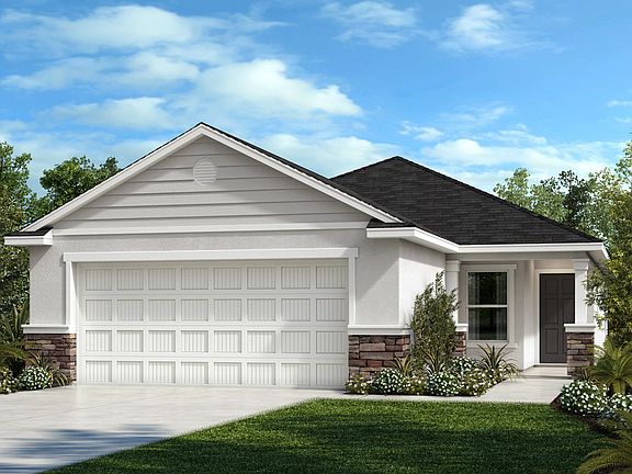 Exterior F with Stone