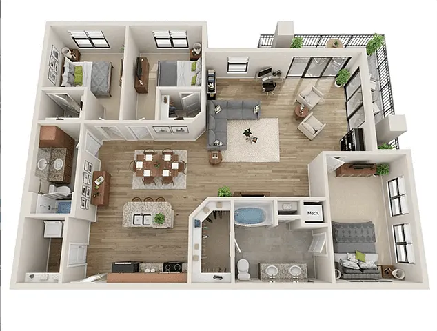 Floor plan C1