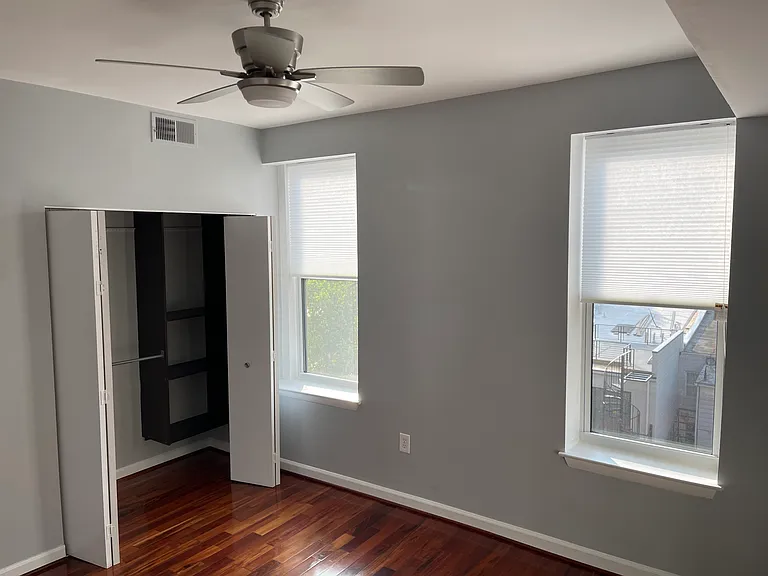 2nd Bedroom with Closet & Two Windows