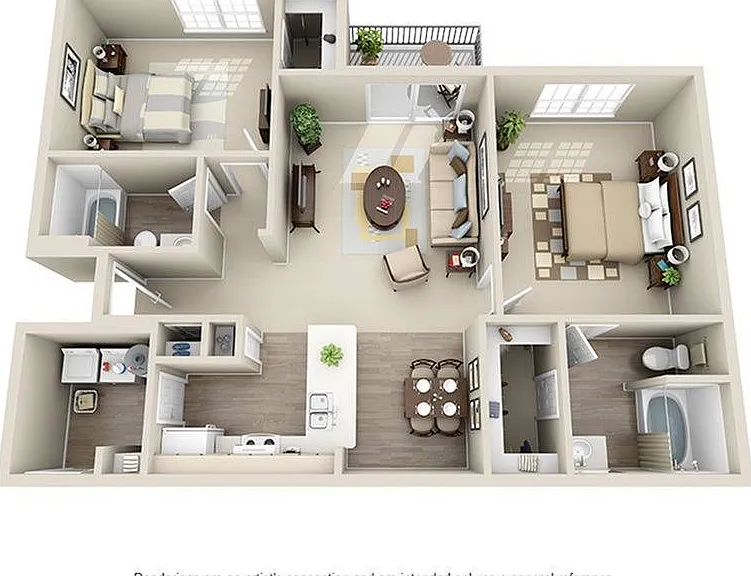 2 Bedroom | 2 Bath | 1175 SF 2 Bedroom | 2 Bath | 1175 SF