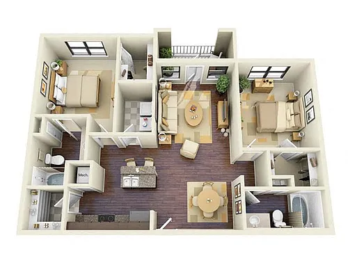 Floor plan B1
