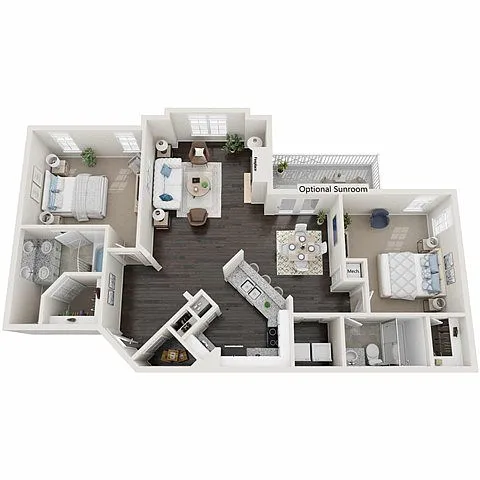 Floor plan Langley