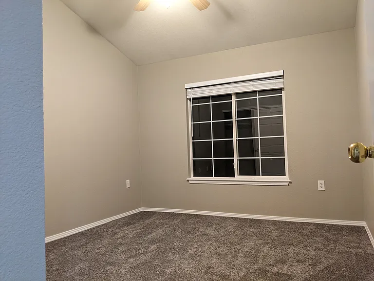 Bedroom 1 - vaulted ceiling and closet