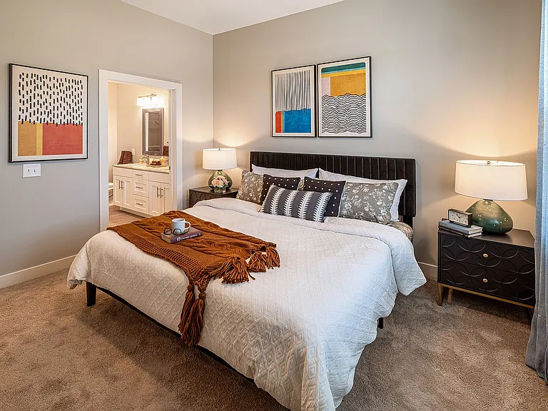 VivaBeneStPeters - Model Home Bedroom (B2 Unit #104)