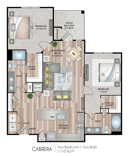 Floor plan Cabrera