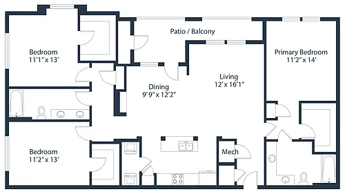 Floor plan Bellaire