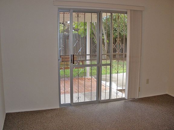 Master bedroom sliding door